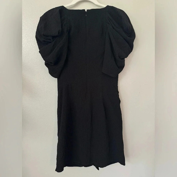 C/MEO Collective Short Sleeve Soaked Black Mini Dress - Picture 6 of 7